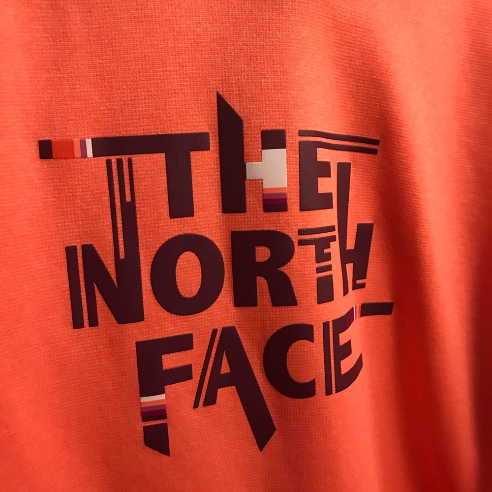 North face.  Orange. Xl